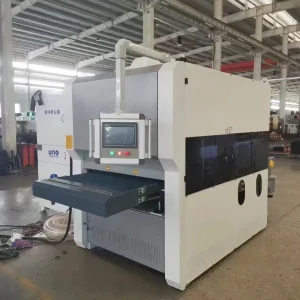 Metal Sheet Brushing Surface Finishing Deburring Polishing Machine for Laser Cutting Aluminum Stainless Steel