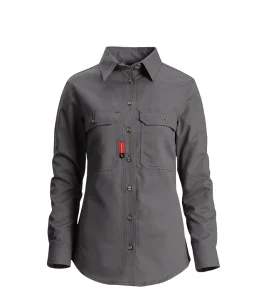 Work Wear Women's Flame Resistant Anti-Static Work Shirt
