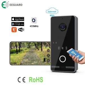 Tuya Smart Security System Video Intercom with Tuya Remote Wireless Doorphone