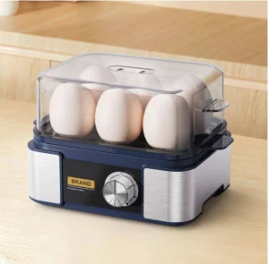 6-Egg Digital Egg Cooker with Timer and Anti-Dry Feature
