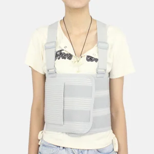 Breathable Elasticity Rib Chest Support Brace Belt Sternum Injuries Adjustable Fixation Band for Post Surgery Bandage Wrap