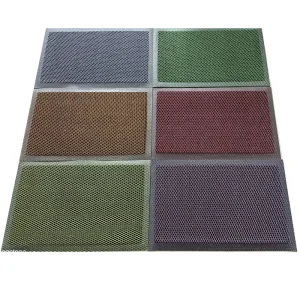 High Quality Custom Anti Slip Washable PVC Scraper Door Mat