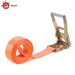 Ratchet Strap for Logistics Transport Cargo Binding and Warehouse Securing Operations