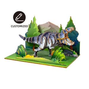 Factory Custom Wooden 3d Puzzle for Kids Colorful Wooden Models Postcards Kits DIY Wooden Puzzles Stem Toys