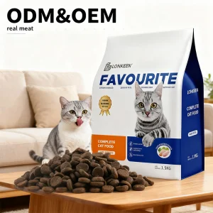 Natural High Protein Dry Cat Food Adult Pet Food with Free Samples