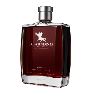 Fancy Rectangular Shape Brandy Bottle Printed 700ml 70cl Whisky Tequila Rum Gin Super Flint Vodka Alcohol Wine Liquor Glass Bottle with Cap for Bar