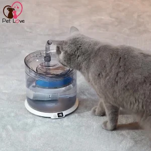 Wireless Rechargeable Smart Pet Water Fountain 2L Fuente De Agua Para Perros