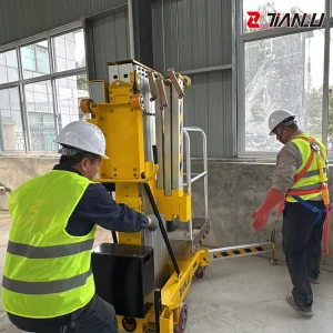 6m Aerial Work Platform with Compact Mast Design