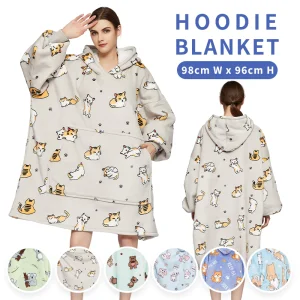Oversize Hooded Blanket
