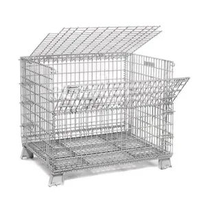 Wire Cage Metal Bin