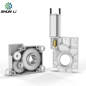 Shunli Dc Gear Motor 3V 6V 12V 1.4-1.6A 90RPM 79RPM 3KG.CM 8V Smart Lock Fingerprint Lock DC Deceleration Motor Mini Motor Lock
