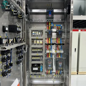 Panel de operación de motor de gabinete de control de arranque suave personalizado para uso industrial
