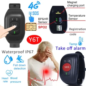 4G LTE Body Temperature Elderly Smart