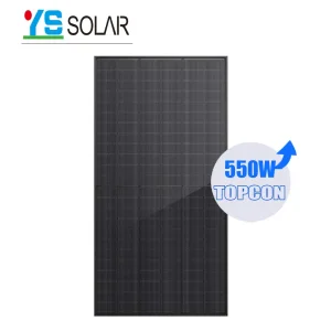 Painel Solar de Célula 550W 144 da Ys Factory Alta Eficiência Mono com Perc para Sistemas de Energia Solar Preço de Atacado