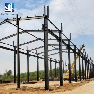 Weather-Resistant High-Strength Large-Span Steel Structure Members Component for Open-Air Shopping Arcade Canopies