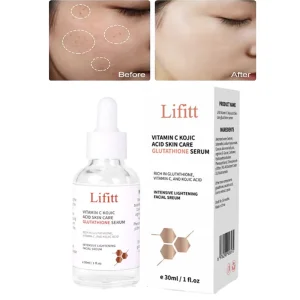 Private Label Vitamin C E Facial Hyaluronic Acid Peptide Collagen Anti-Aging Serum for Instant Brightening Wrinkle Reduction