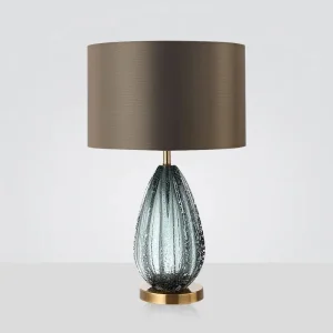 Hotel Modern Table Light Luxury Blue Crystal LED Table Lamp