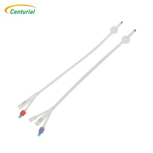تصريف قابل للتخلص 100% بالون قسطرة فولي سيليكون 50ml 100ml, 80ml