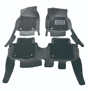Mats de auto de lujo bordados premium