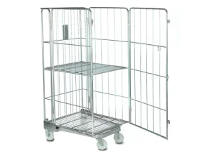 Wholesale Heavy Duty Wire Steel Roll Container Storage Cage Trolley