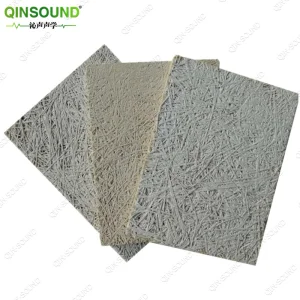 Factory Price Painted Wood Wool Acoustic Fireproof Wood Fiber Cement Panel