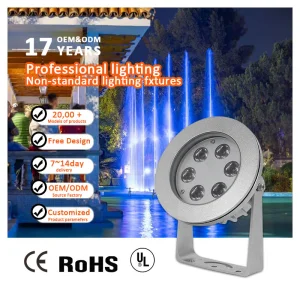 IP68 RGBW Submersible Spotlight