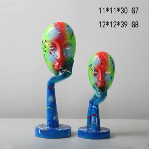 Resin Mask Figure