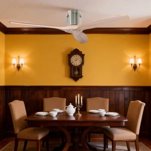 52 Inch Solid Wood Ceiling Fan with Remote Control