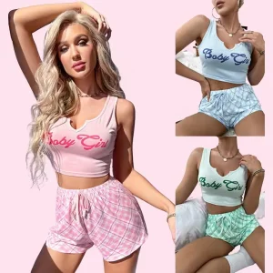 Conjunto de pijamas de verano para mujeres