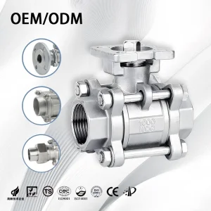 Stainless Steel/SS304/316/Industry/Motorised/High Temperature/High Pressure/Plumbing/Cryogenic/Pipeline/Mini/Threaded/Welded/Wafer/Gas/Ball Valve