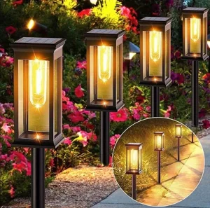 Outdoor Solar Pathway Lights Waterproof LED Lawn Lamp Solar Light Garden Path Landscape Lights