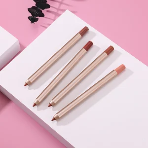 Mineral Ingredient High Pigmented Lips Makeups Waterproof Smudge Brown Lip Liner Pencil