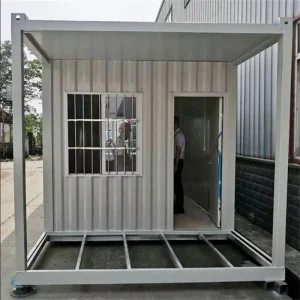 Eco-Friendly Shipping Container Home with Spacious Interior Design