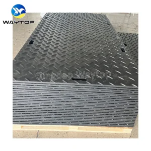 Thermoplastic Ground Protection Mats Flexible Polymer Road Mats