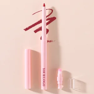 Creamy Lip Liner with Brush Smudge Proof Waterproof Long Lasting Lip Liner Pencil Custom Private Label