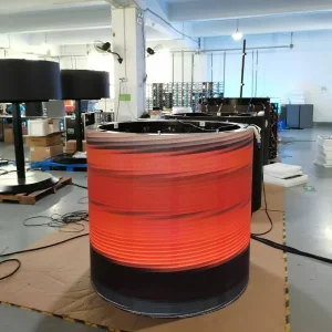 Indoor Fixed Installation P3 3D Poster Curved Giant Mesh Big TV Flexible Panel Advertising Billboard LED Screen Display