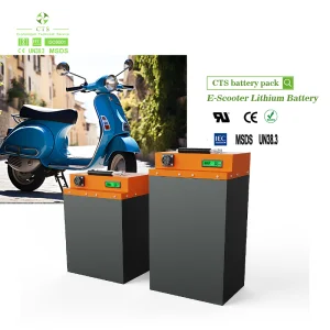 72V 50ah Rechargeable Lithium Battery Pack for Scooter Golf Cart Electric Tricycles