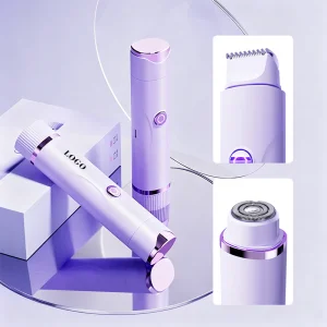 Bulk Order USB Type-c Rechargeable Bikini Trimmer IPX4 Grade Waterproof Women Shaver Double Head Precise Trimming Hair Remover