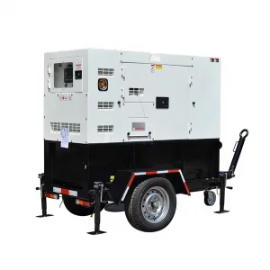 Mobile Portable Silent Diesel Generator 50-150kva