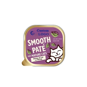 Smooth Chicken, Cod &amp; Salmon for Kittens Paté 3oz (85g) Cat Wet Food