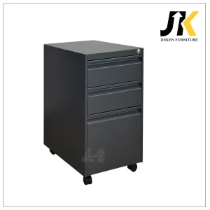 Two Equal Sized Drawers Metal File Storage Mobile Steel Pedestal