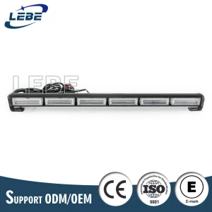 De perfil bajo 24W 12V LED ámbar Asesor de tráfico de la luz estroboscópica LED impermeable