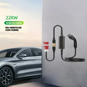 شاحن كهربائي محمول للسيارات الكهربائية من غوه 22kw 32A