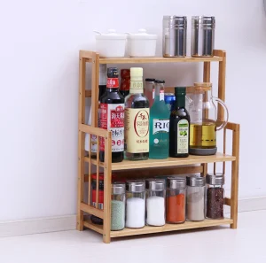 Bamboo 2 Tier Spice Rack