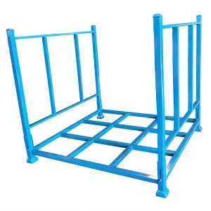 Customized Wholesale Warehouse Stackable Corrosion-Protected Storage Cage Cold Rolled Steel Transport Storage Racks