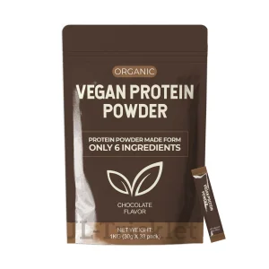OEM ODM Organic Vegan Plant Chocolate Flavor Protein Powder