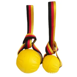 Pet Supplies Dog Tug of War Toy Pull Ring Training Belt Elastic Ball