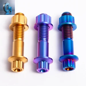 Custom Gr5 High Strength Titanium Alloy Screws Nuts Fasteners Corrosion Resistant Industrial Fastener