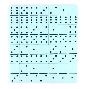 Wooden Domino Set for Kids Classic Stacking and Learning Toy Eco-friendly Colorful Fun Educational