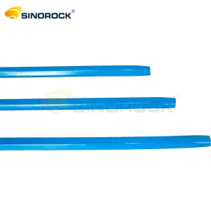 7/11/12 Degree Tapered Carbon Steel Drill Rod H22 Conical Bars Coal Mining Drilling Tool Machine Casting Mining Machine Parts